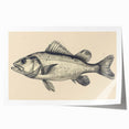 Vibrant marine life wall art print showcasing an array of colorful fish against a soft blue background, perfect for ocean-themed decor and aquatic enthusiasts.