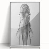 Framed wall art featuring a colorful octopus design on a white background, showcasing marine life in an artistic style, perfect for ocean-themed decor.
