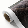 Rolled canvas artwork depicting a playful sea otter surrounded by vibrant marine life, showcasing detailed textures and colors, ideal for ocean-themed décor.