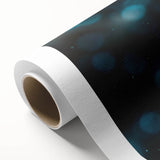 Colorful rolled canvas artwork showcasing a detailed marine life design featuring vibrant seahorses and aquatic plants, ideal for ocean-themed decor.