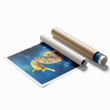 Seahorse wall art print showcasing vibrant marine life colors with intricate details, perfect for ocean-themed decor. Ideal for enhancing living spaces or offices.