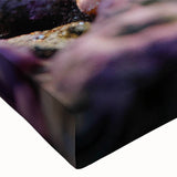 Close-up of a vibrant marine life starfish design on stretched canvas, showcasing intricate details and textures, ideal for beach-themed home decor.