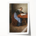 Extra large rolled print of a floral design in muted colors, ideal for art wall dining room or bathroom.