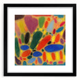 Extra large wall art featuring a colorful, textured abstract print on canvas, ideal for modern living room decor.