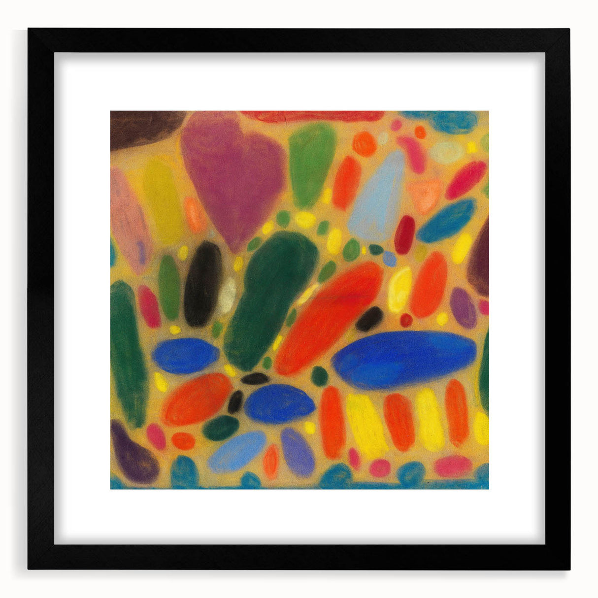 Extra large wall art featuring a colorful, textured abstract print on canvas, ideal for modern living room decor.