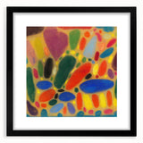Extra large wall art featuring a colorful, textured abstract print on canvas, ideal for modern living room decor.