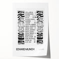 Extra large rolled print of Edvard Munch’s floral designs in muted colors, ideal for art wall dining room or classy bathroom.