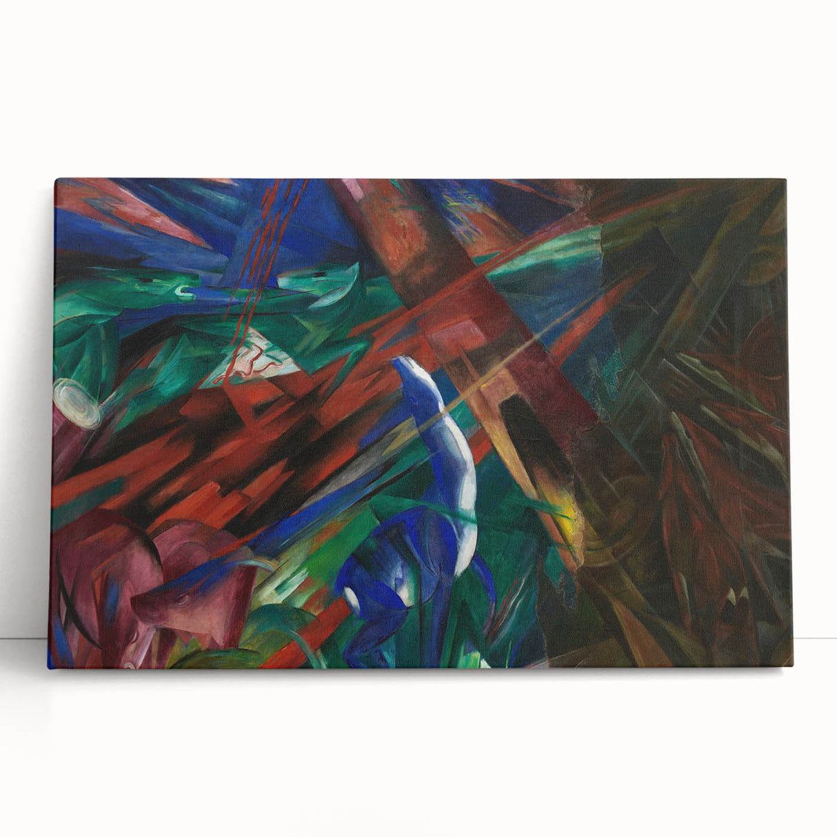 Black and white abstract design on a large stretched canvas, ideal for kitchen wall art or bedroom ambiance.