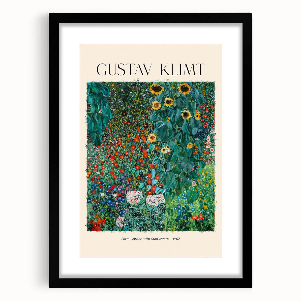 Extra large abstract art print featuring colorful, textured patterns on a black framed canvas, ideal for living room decor.