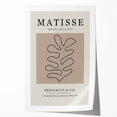 Rolled print of a Henri Matisse-inspired floral design in vibrant colors.
