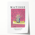 Extra large rolled print featuring a Henri Matisse-inspired floral design in bold colors, ideal for art wall dining room.