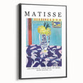 Black and white vintage poster art of a landscape on framed canvas, ideal for bedroom decor.