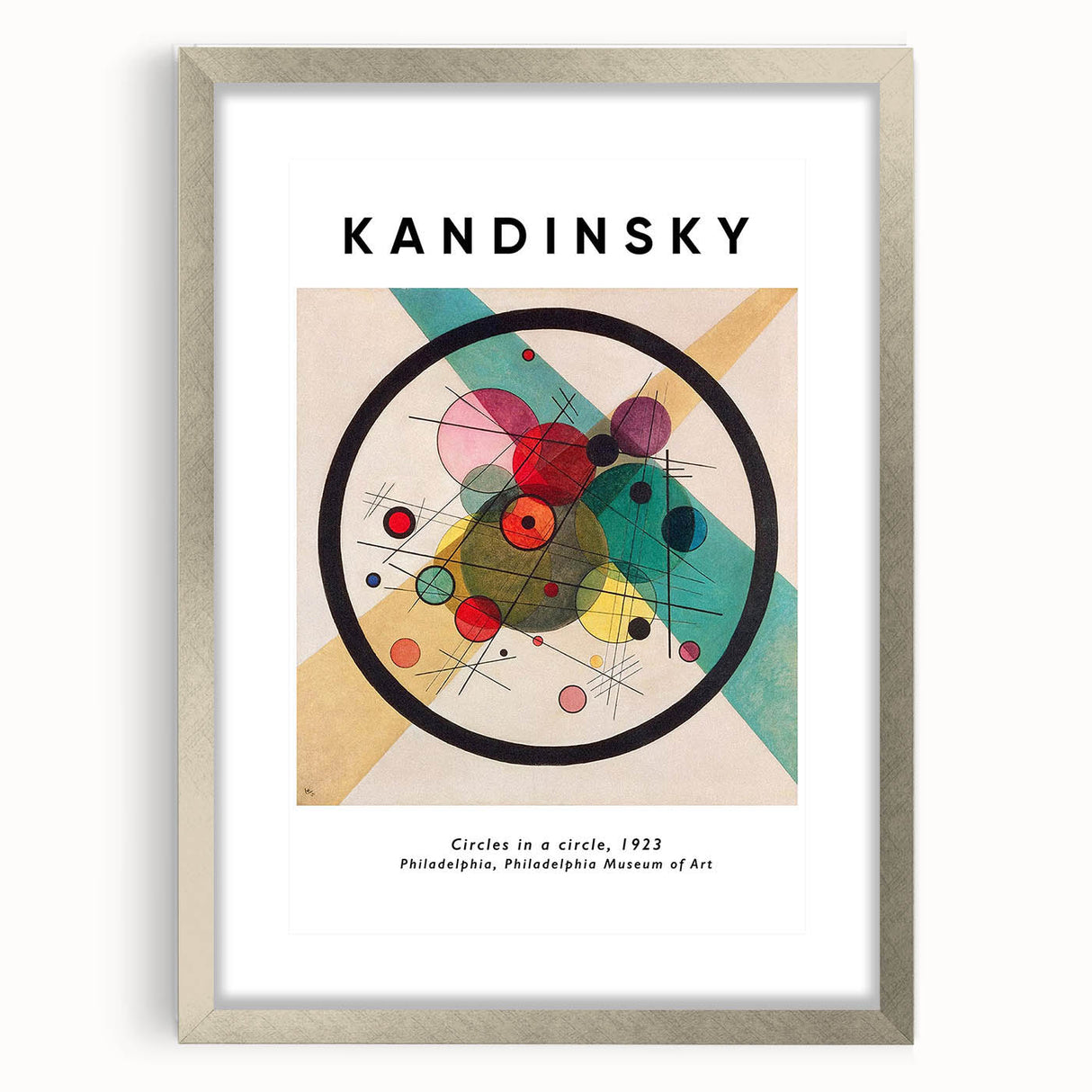 Textured abstract art print in vibrant, mixed hues on a framed canvas, ideal for modern bedroom ambiance.