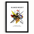 Extra large abstract art print with vibrant, colorful textures on a black framed canvas, ideal for living room decor.