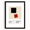 Extra large abstract art print featuring colorful geometric shapes on a textured canvas, ideal for living room decor.