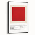 Black and white landscape art featuring a minimalist Malevich design on a framed canvas, ideal for bedroom decor.