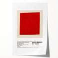 Extra large rolled print featuring a minimalist Malevich-inspired abstract design in muted tones.