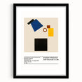 Extra large abstract art print featuring a colorful geometric pattern on a textured canvas, ideal for living room decor.