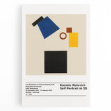Large black and white abstract canvas depicting geometric shapes, suitable as kitchen art.