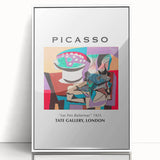 Acrylic print of a Picasso-inspired modern art wall decor in muted tones, ideal for nursery or living room.