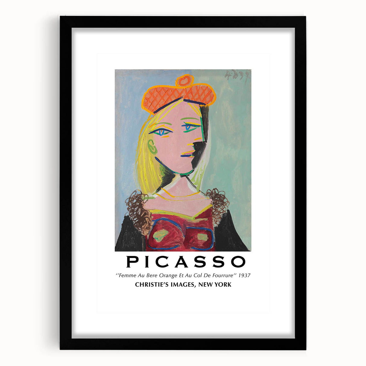 Extra large abstract art print featuring textured, colorful shapes on a black framed canvas, ideal for living room decor.