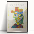 Large abstract wall art in mid-century modernist style, featuring bold geometric shapes in black and white.