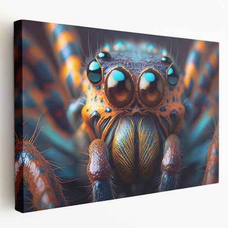 Close-up of a bird in natural tones on large stretched canvas, suitable for kitchen wall art.