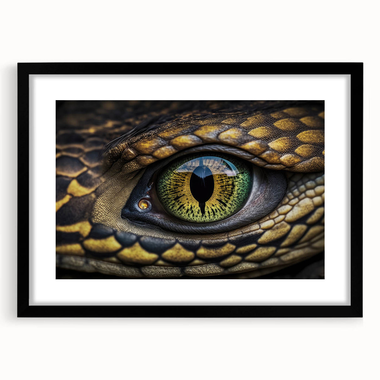 Extra large framed abstract art print featuring vibrant, textured close-up of a bird, ideal for living room decor.