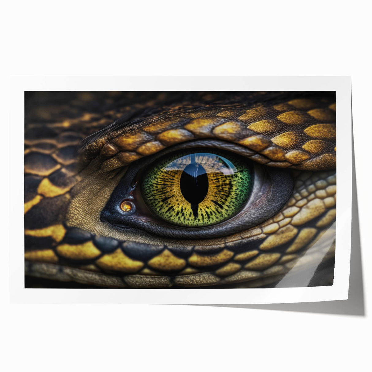 Close-up of a bird in muted earth tones on a rolled canvas, suitable for art wall dining room or classy bathroom.