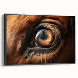 Black and white framed canvas featuring a close-up of a bird, ideal for bedroom wall decor.
