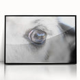 Large abstract wall art featuring a mid-century modernist bird design in muted earth tones, framed in black acrylic.