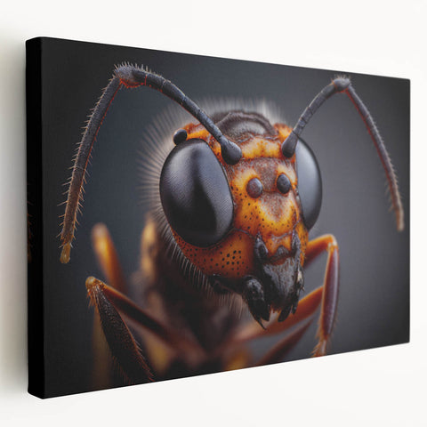 A close-up image of a bird on a stretched canvas, featuring soft earth tones, ideal for kitchen wall art.