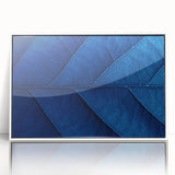 Art deco poster featuring vibrant floral designs in a white acrylic frame, ideal for nursery wall decor.