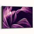 Black and white landscape art painting on framed canvas, featuring a detailed floral design, ideal for bedroom wall decor.