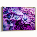 Framed canvas featuring a close-up floral design in muted gold and black tones, suitable for bedroom wall art.