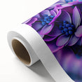 Art deco poster of delicate florals in soft pastel shades on rolled canvas, ideal for nursery wall art.