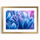 Extra large abstract art print featuring textured florals in soft hues, framed in gold, ideal for living room decor.