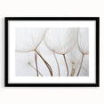 Extra large abstract art print featuring colorful, textured florals in a black frame, suitable for living room decor.