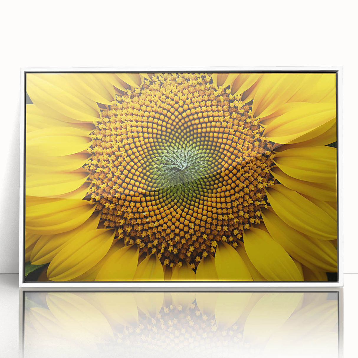 Art deco poster featuring a close-up floral design in pastel shades on white acrylic, ideal for nursery wall art.