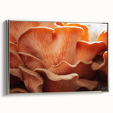 Landscape art painting featuring colorful florals on a black background, framed in silver, ideal for vintage home decor.
