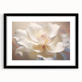 Extra large abstract art print featuring vibrant, colorful textured florals on a black framed canvas.