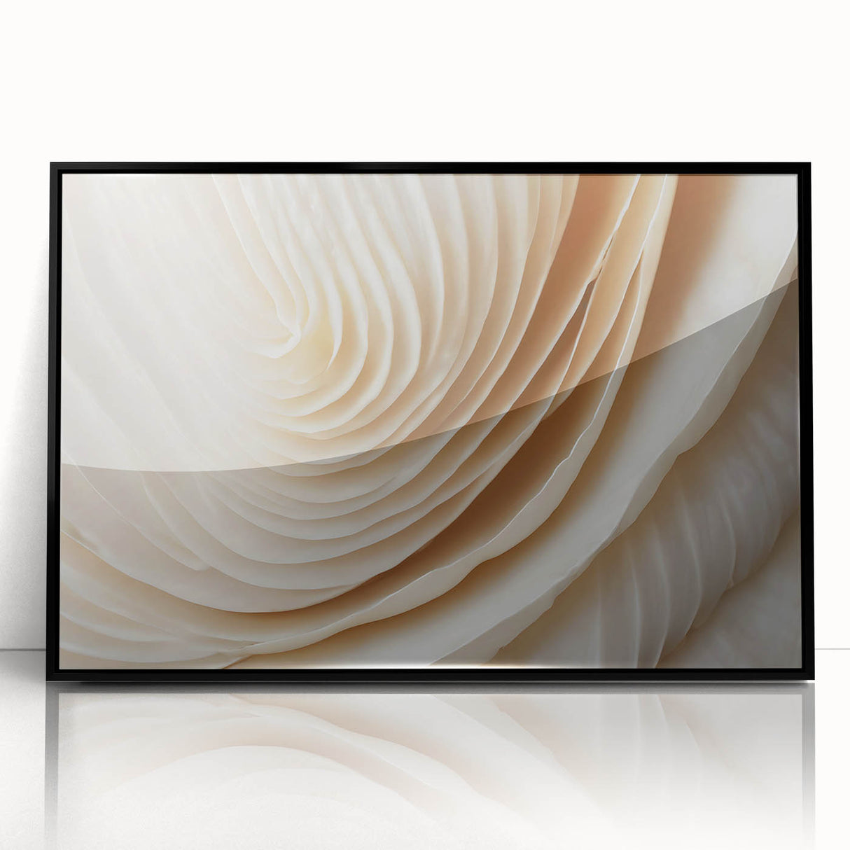 Large abstract wall art featuring floral designs in vibrant colors on a black acrylic frame, ideal for modern art wall decor.