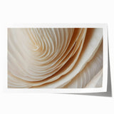 Close-up floral art on a rolled print featuring soft pink and green tones, suitable for dining room or bathroom decor.