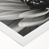 Art deco poster featuring a close-up floral design in pastel shades on rolled canvas, ideal for dining room wall art.