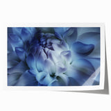 Close-up floral art on rolled print, featuring vibrant pink and green tones, suitable for dining room or bathroom decor.