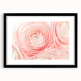 Extra large abstract art print featuring colorful, textured floral designs on a black framed canvas.