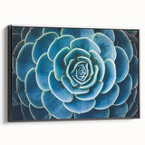 Black and white framed canvas of a vintage floral landscape, ideal for bedroom wall art.