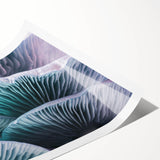 Extra large wall art featuring line art flowers in black on white, rolled print, ideal for large living room decor.