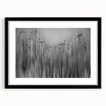Extra large abstract art print featuring textured, colorful patterns on a black framed canvas, ideal for living room decor.