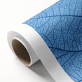 Art deco poster featuring close-up leaves in muted green and brown tones on rolled canvas, ideal for nursery wall art.